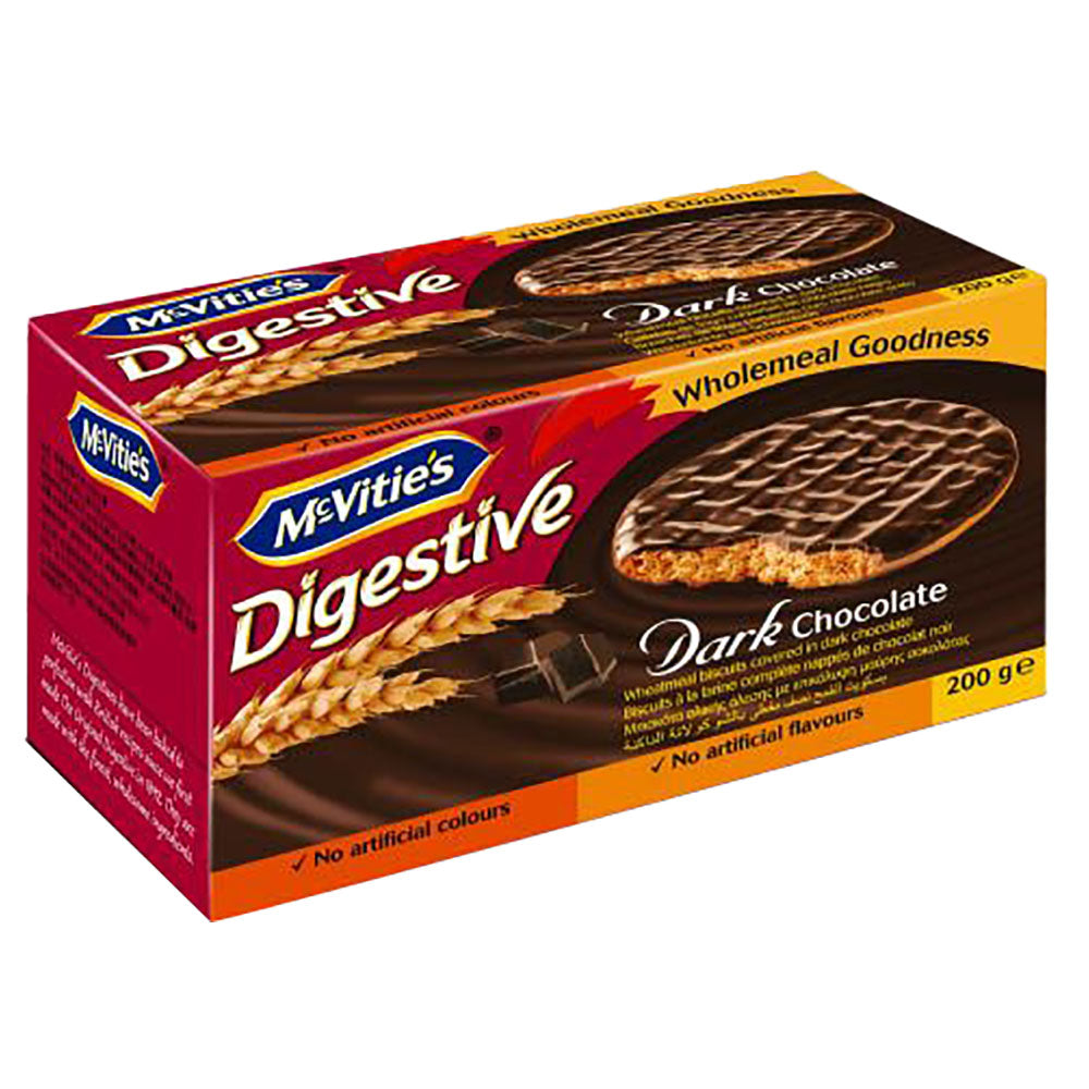 Μπισκότα McVities Digestive Dark Chocolate 200g