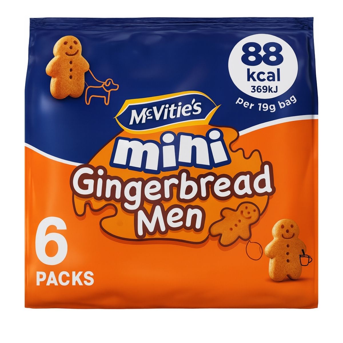 McVities Mini Gingerbread Men Biscuits