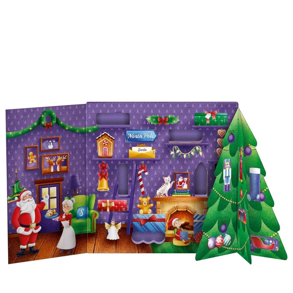 Σοκολατένιο Χριστουγεννιάτικο Ημερολόγιο Milka 3D Craft Advent Calendar