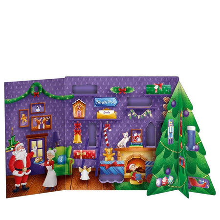 Σοκολατένιο Χριστουγεννιάτικο Ημερολόγιο Milka 3D Craft Advent Calendar