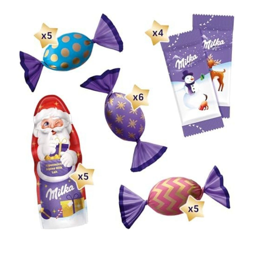 Σοκολατένιο Χριστουγεννιάτικο Ημερολόγιο Milka 3D Craft Advent Calendar