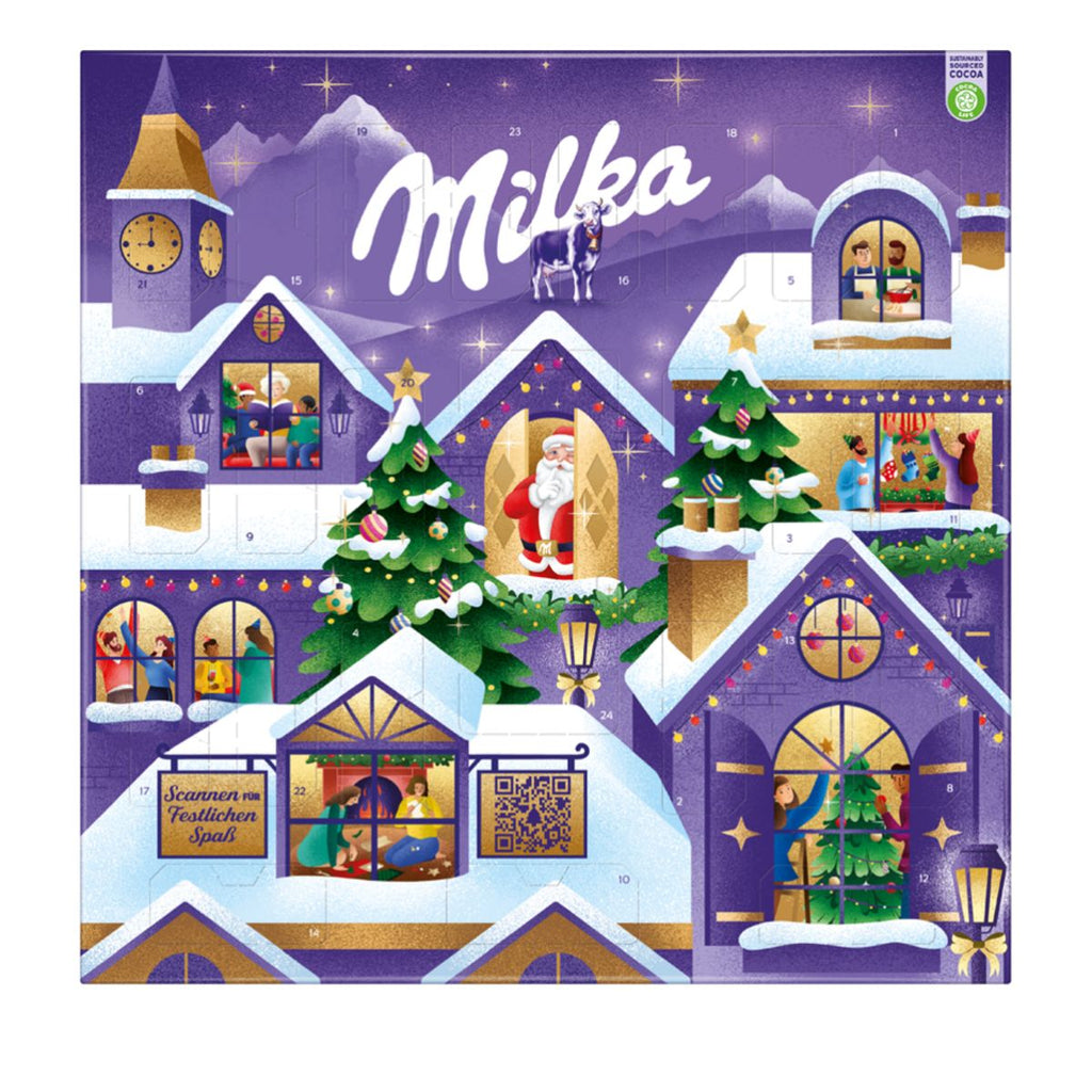 Σοκολατάκια Χριστουγεννιάτικο Ημερολόγιο Milka Chocolate Christmas Advent Calendar