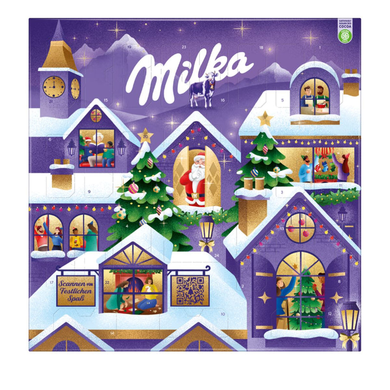 Σοκολατάκια Χριστουγεννιάτικο Ημερολόγιο Milka Chocolate Christmas Advent Calendar