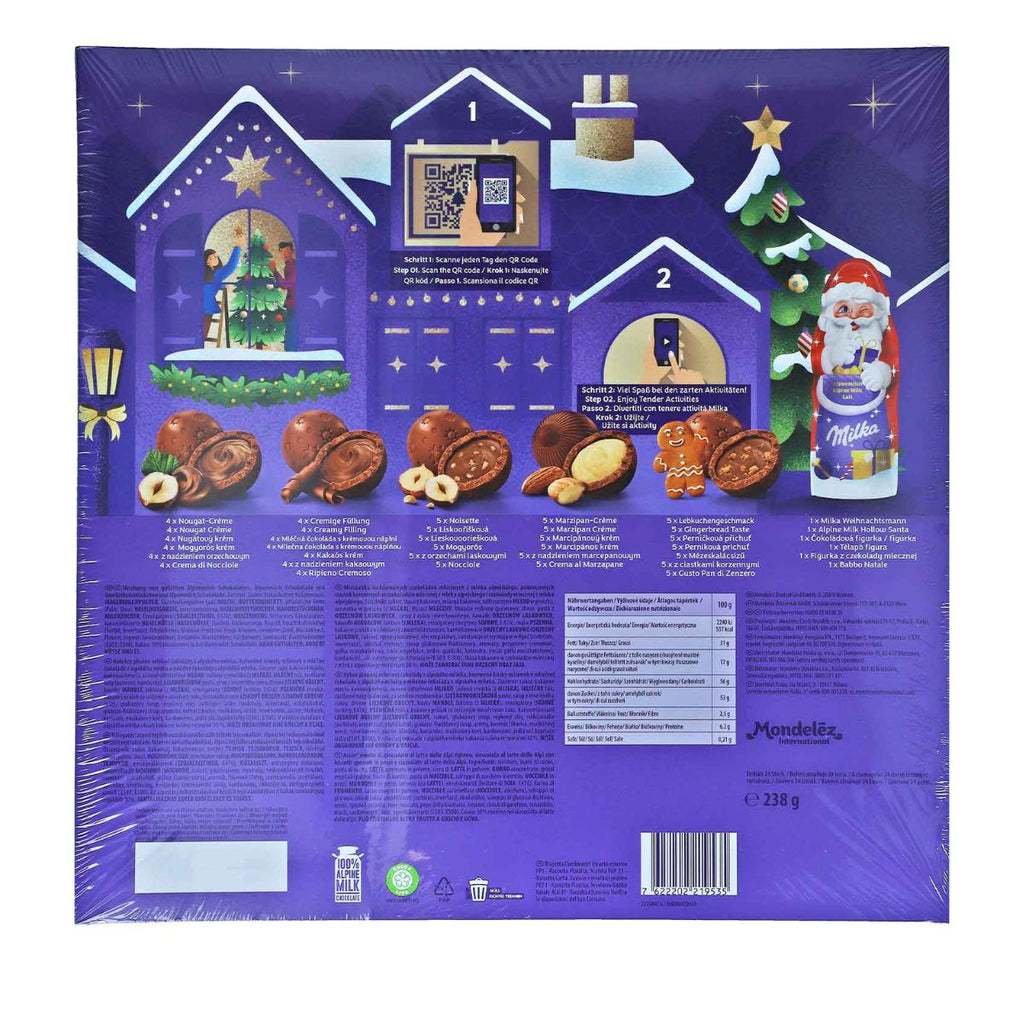 Σοκολατάκια Χριστουγεννιάτικο Ημερολόγιο Milka Chocolate Christmas Advent Calendar