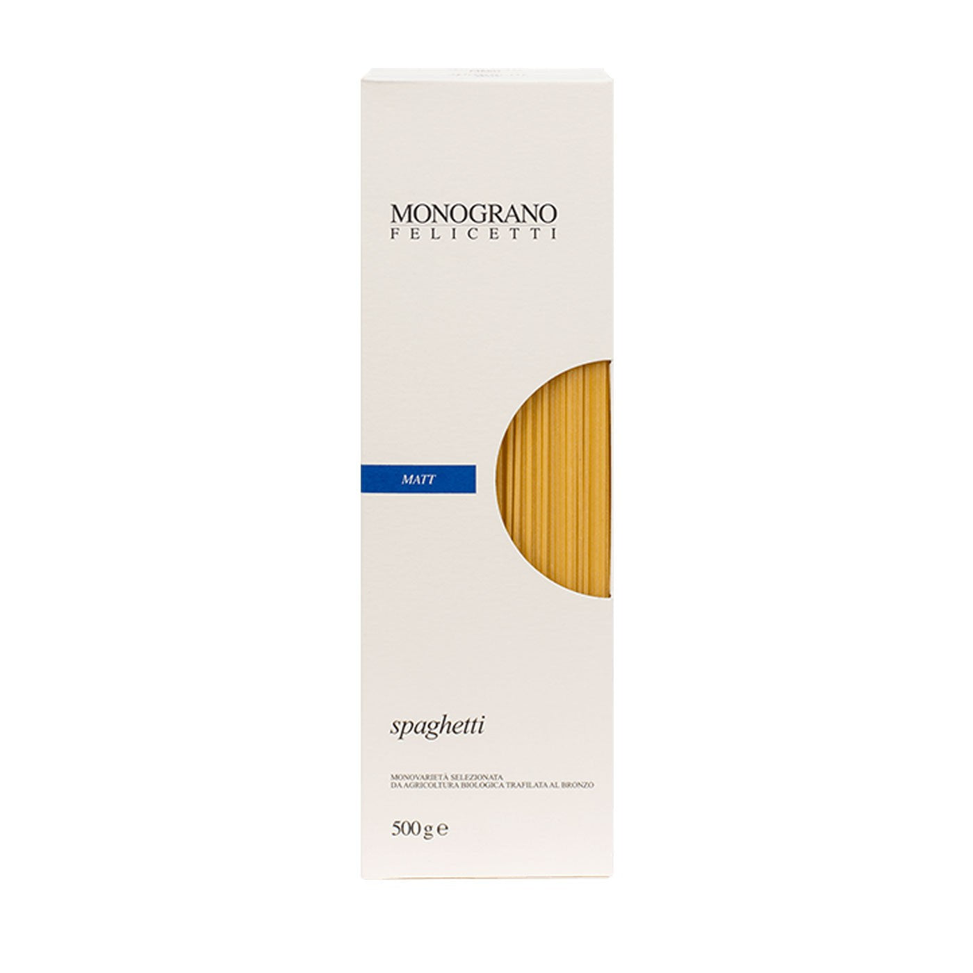 Ζυμαρικά Βιολογικά Monograno Felicetti Spaghetti Matt Organic 500g