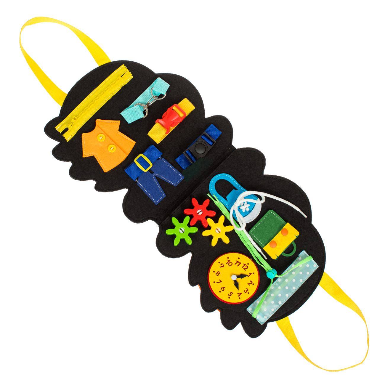 Μοντεσσόρι Εκπαιδευτικό Παιχνίδι Montessori Quiet Busy Book Δεινόσαυρος 29x30cm