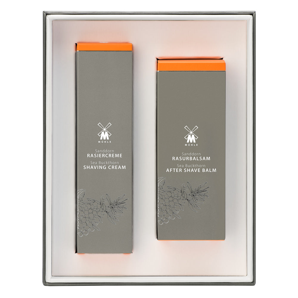 Σετ Ξυρίσματος Muhle Sea Buckthorn Shaving Set | Shaving Cream 75ml | Aftershave Balm 100ml