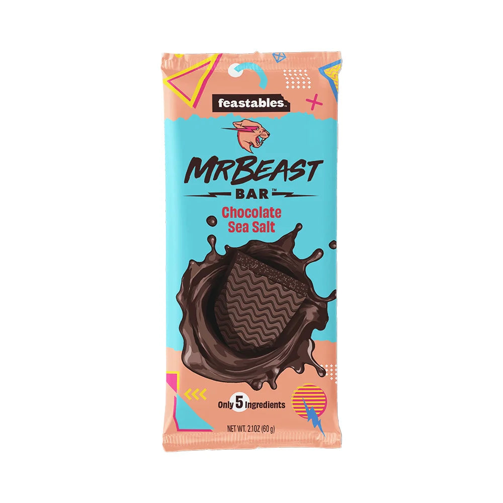 Feastables MrBeast Sea Salt Chocolate Bar