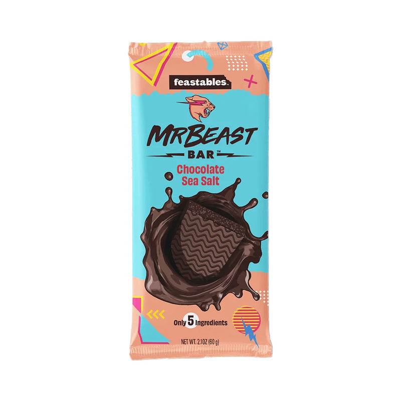 Feastables MrBeast Sea Salt Chocolate Bar