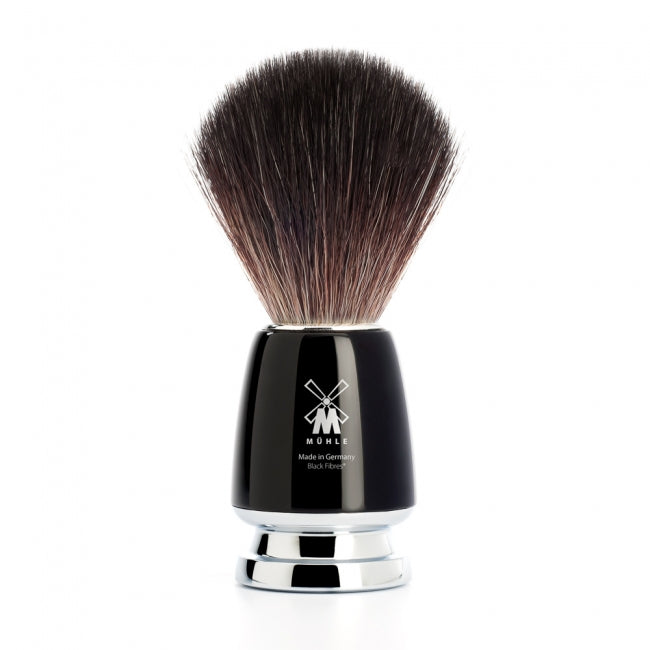 Πινέλο Ξυρίσματος Muhle Με Συνθετική Ίνα Rytmo Black Fibre High Grade Black Brush