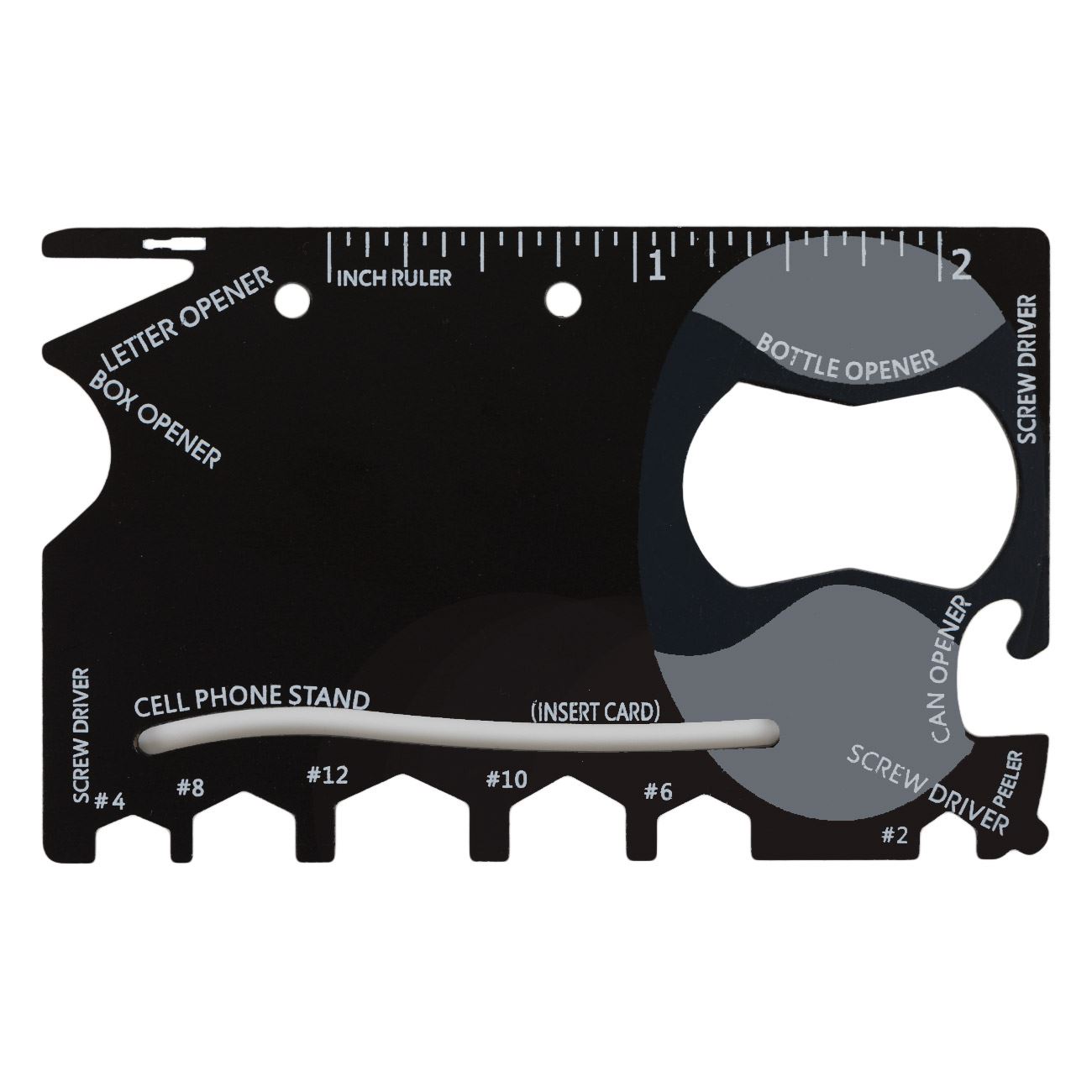 Μεταλλικό Πολυεργαλείο Τσέπης 18 σε 1 9x6cm