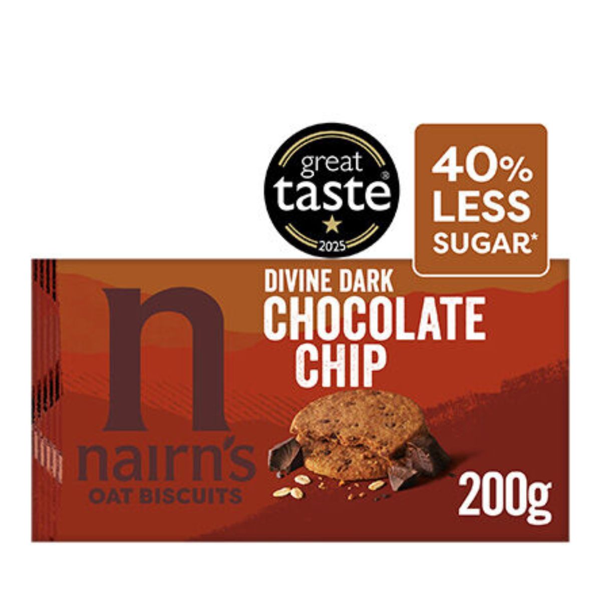Μπισκότα Βρώμης Nairn's Dark Chocolate Chip Oat Biscuits