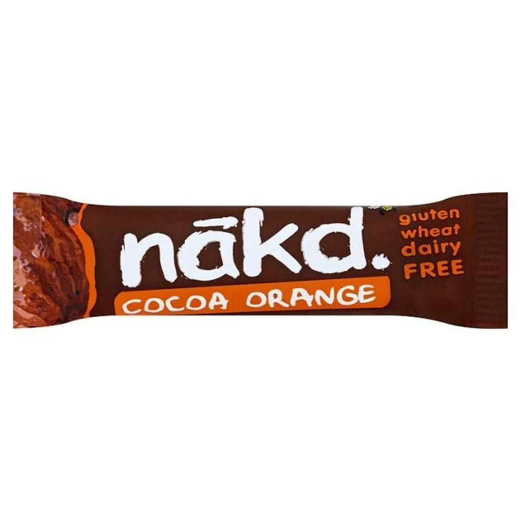 Μπάρα Nakd Χωρίς Γλουτένη και Λακτόζη Cocoa Orange Gluten-Free Lactose-Free 35g