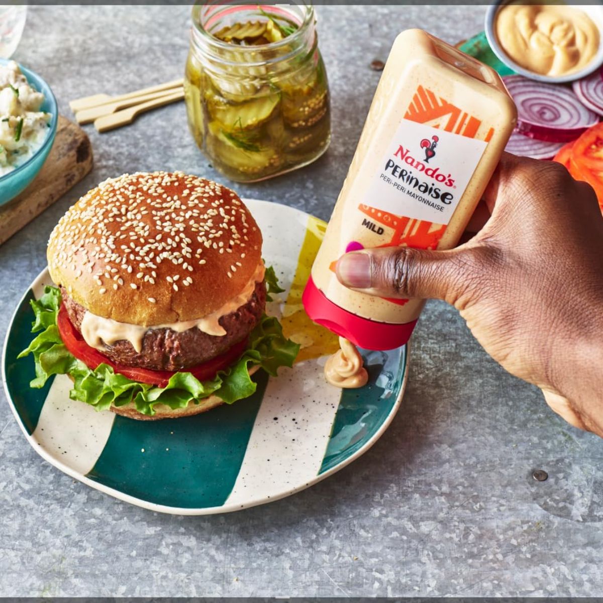 Μαγιονέζα Μέτριας Έντασης Nandos Perinaise Peri Peri Mayonnaise Mild