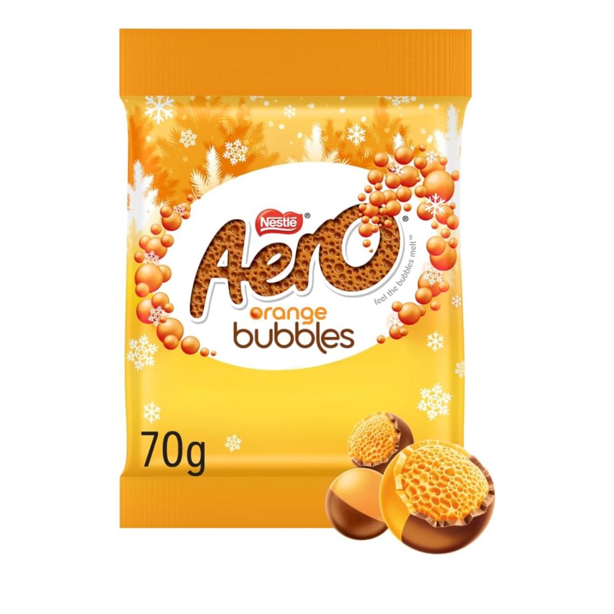 Σοκολατάκια με Πορτοκάλι Nestle Aero Orange Bubbles