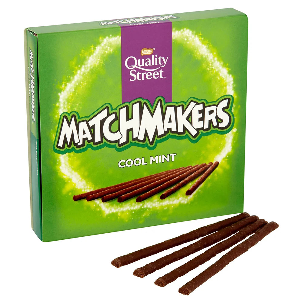 Στικς Σοκολάτας Με Δροσερή Γεύση Μέντας Nestle Quality Street Matchmakers Cool Mint Chocolate Box 120g