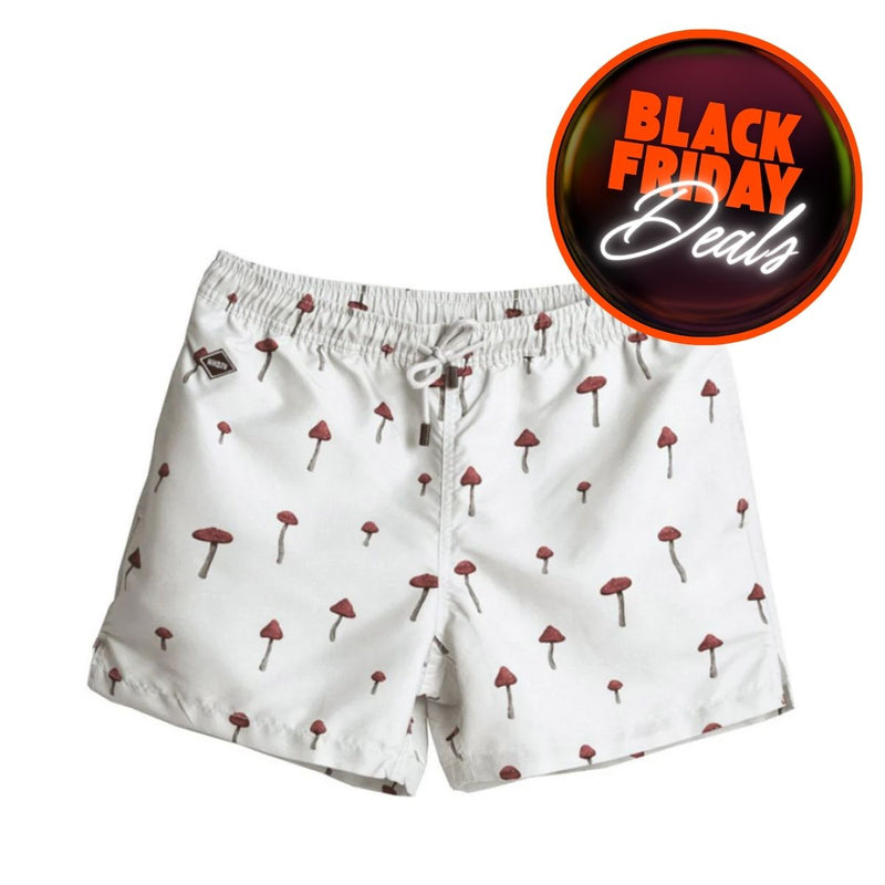 Μαγιό Nikben Moshi Moshi White Swim Shorts