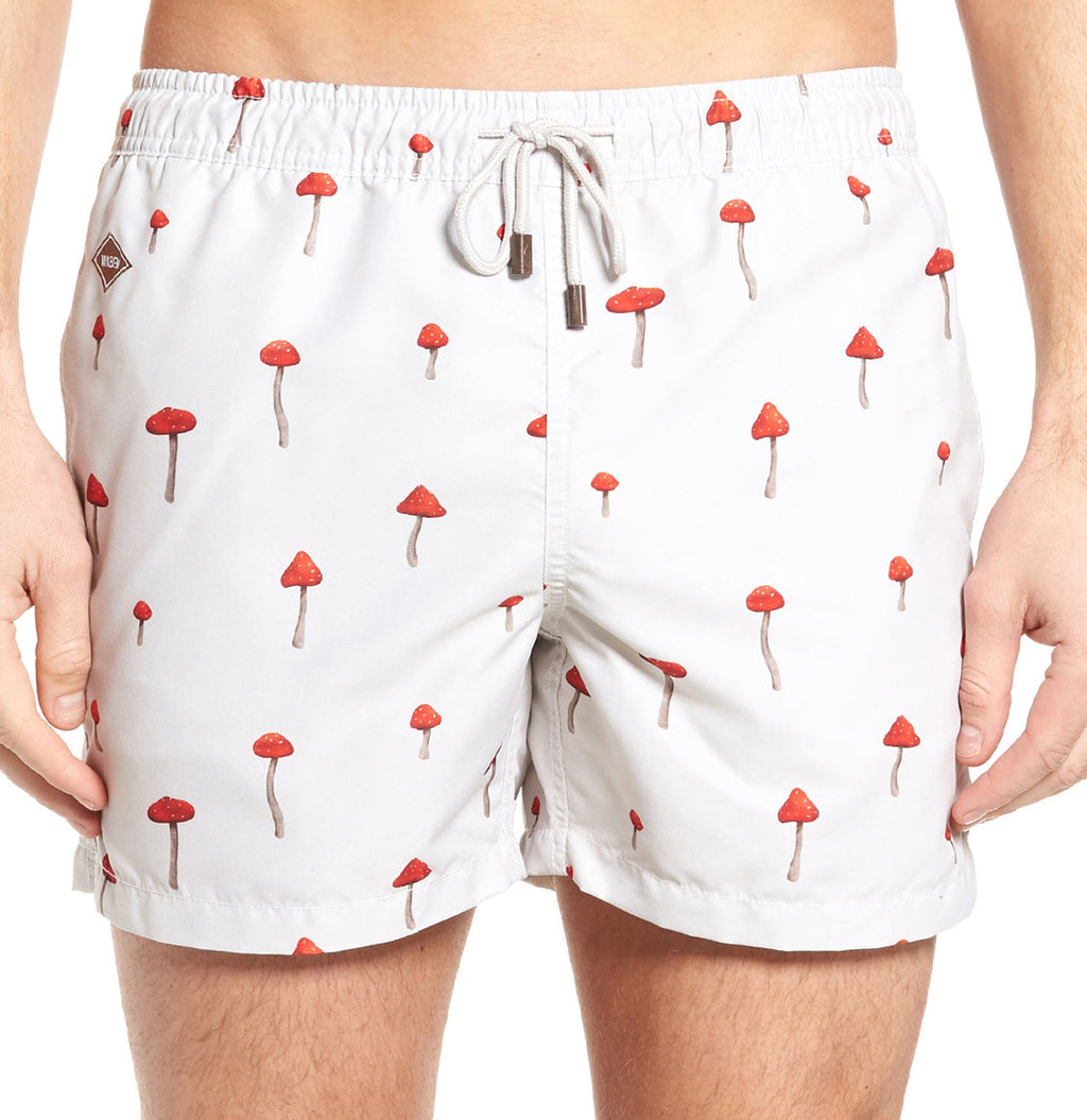 Μαγιό Nikben Moshi Moshi White Swim Shorts