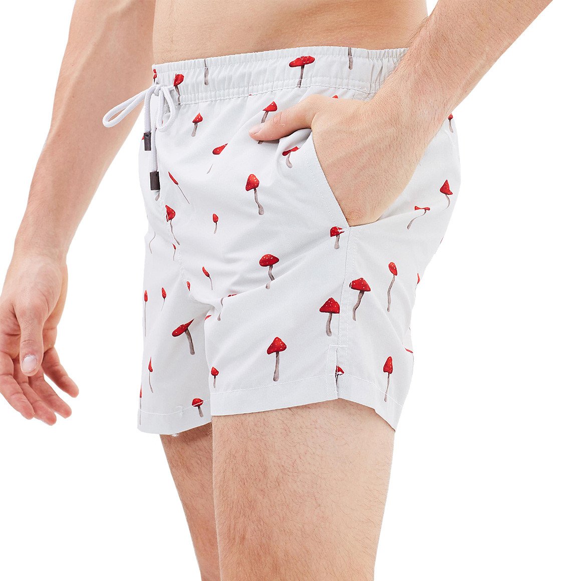 Μαγιό Nikben Moshi Moshi White Swim Shorts