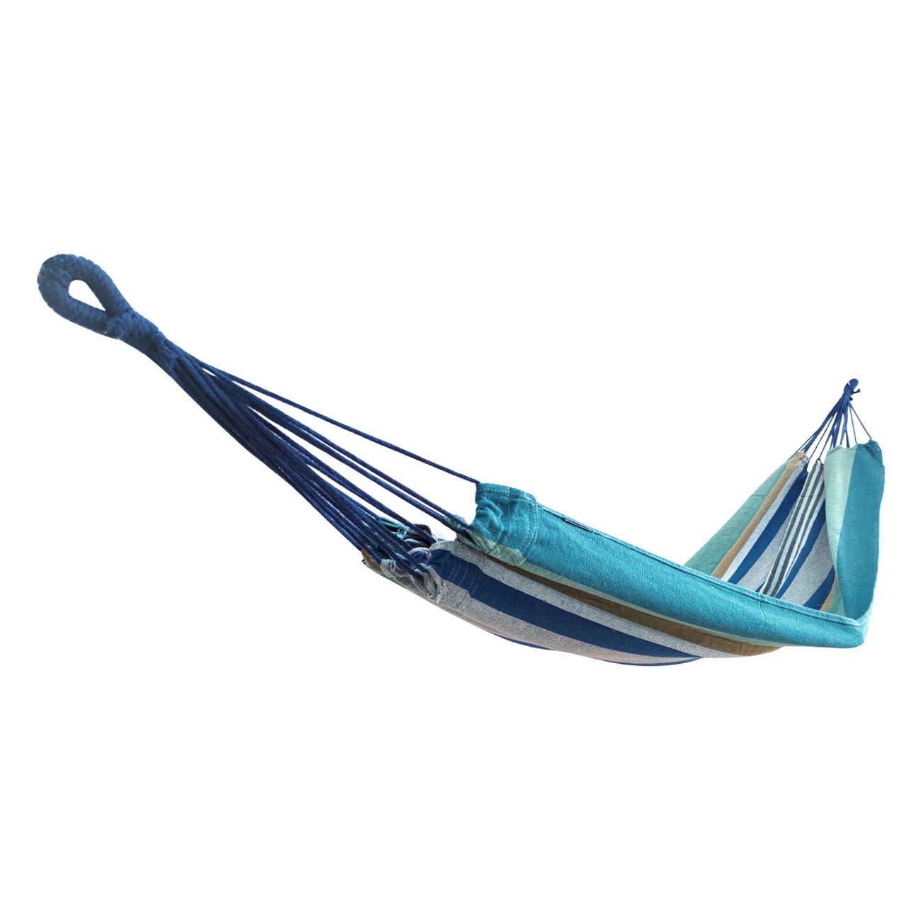 Αιώρα Υφασμάτινη Ριγέ Μπλε Λευκή Obliq 200x80cm