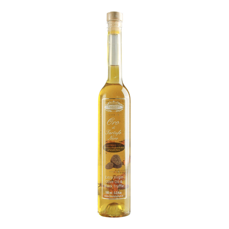 Λάδι τρούφας Tartufi Jimmy ORO DI TARTUFO NERO A BASE DI OLIO EVO 100ml