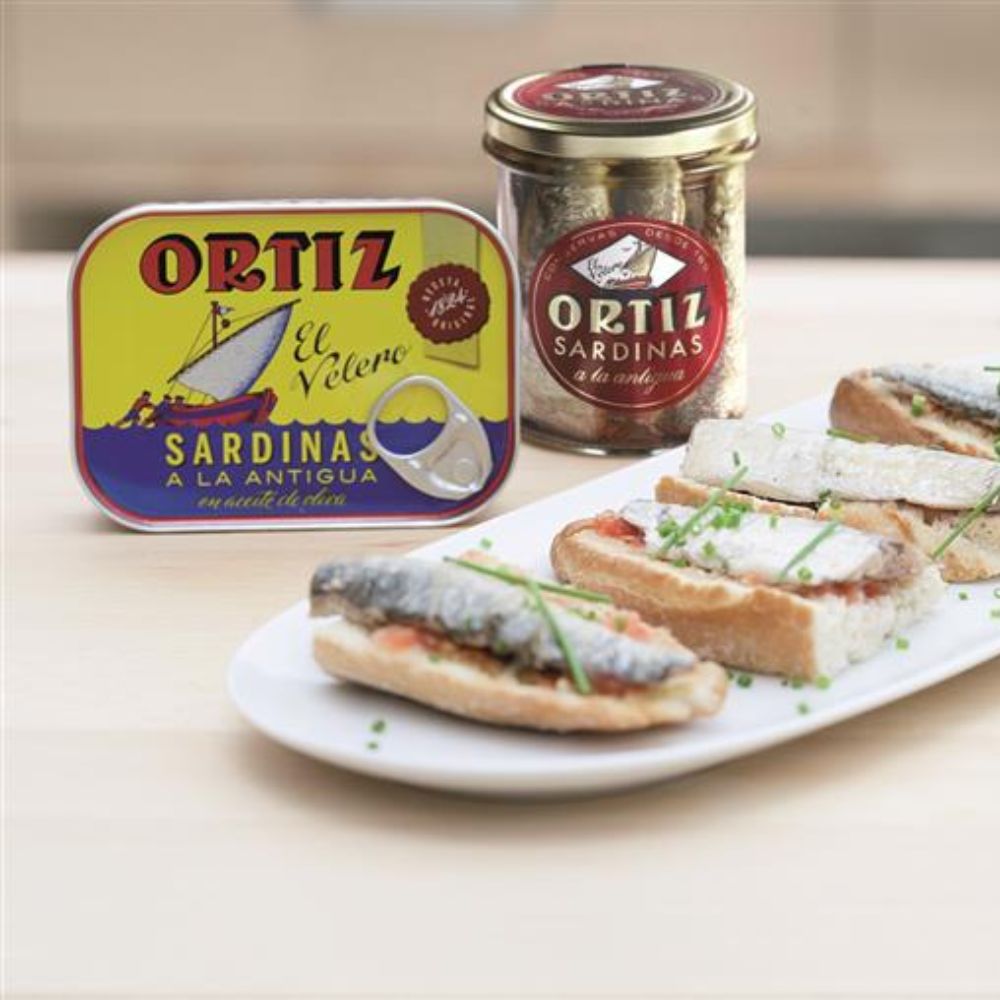 Σαρδέλες σε Ελαιόλαδο Ortiz Sardines in Olive Oil 140g