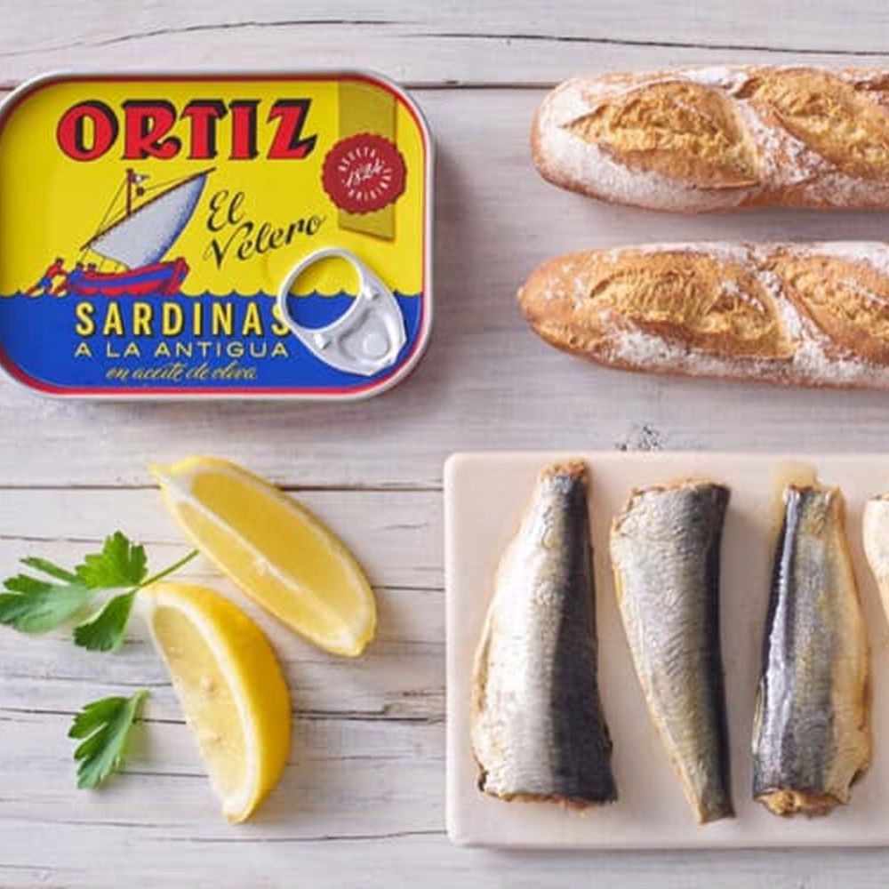 Σαρδέλες σε Ελαιόλαδο Ortiz Sardines in Olive Oil 140g
