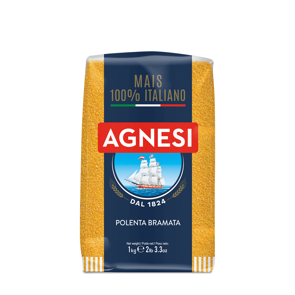 Καλαμποκάλευρο Agnesi Polenta Bramata 1kg