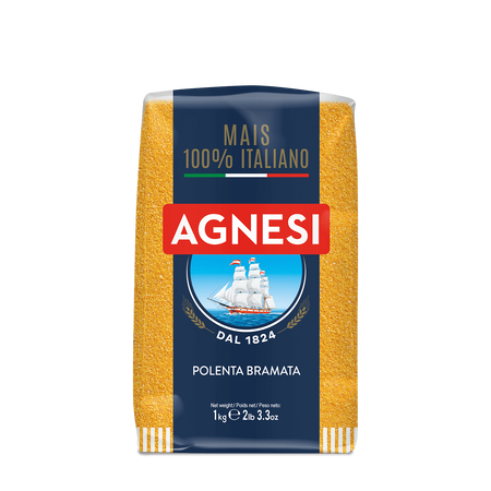 Καλαμποκάλευρο Agnesi Polenta Bramata 1kg