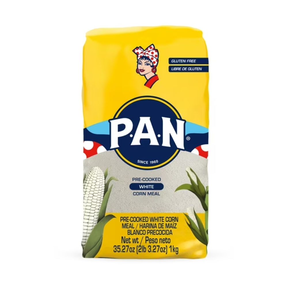 Αλεύρι Λευκού Καλαμποκιού Χωρίς Γλουτένη Pan White Pre Cooked Corn Meal