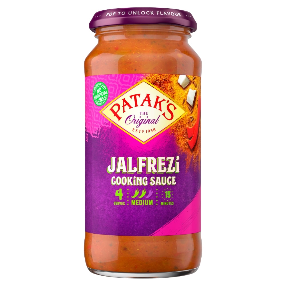 Σάλτσα Μαγειρικής Pataks Jalfrezi Cooking Sauce Medium 450g