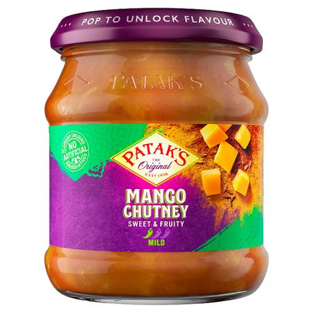 Τσάτνεϊ Χωρίς Γλουτένη Pataks Mango Chutney Mild Gluten Free 340g