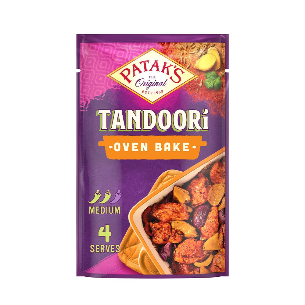 Σάλτσα Μαρινάδας Για Ψήσιμο Στο Φούρνο Χωρίς Γλουτένη Pataks Tandoori Oven Bake 120g