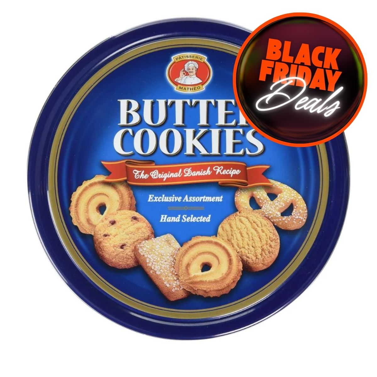 Μπισκότα Βουτύρου Patisserie Matheo Butter Cookies Exclusive Assortment