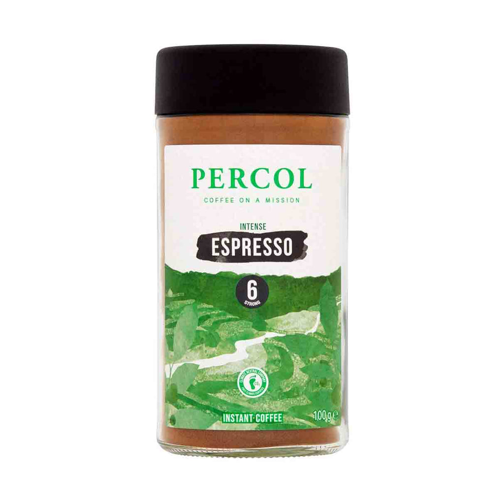 Στιγμιαίος Καφές Percol Intense Espresso 6 Instant Coffee 100g