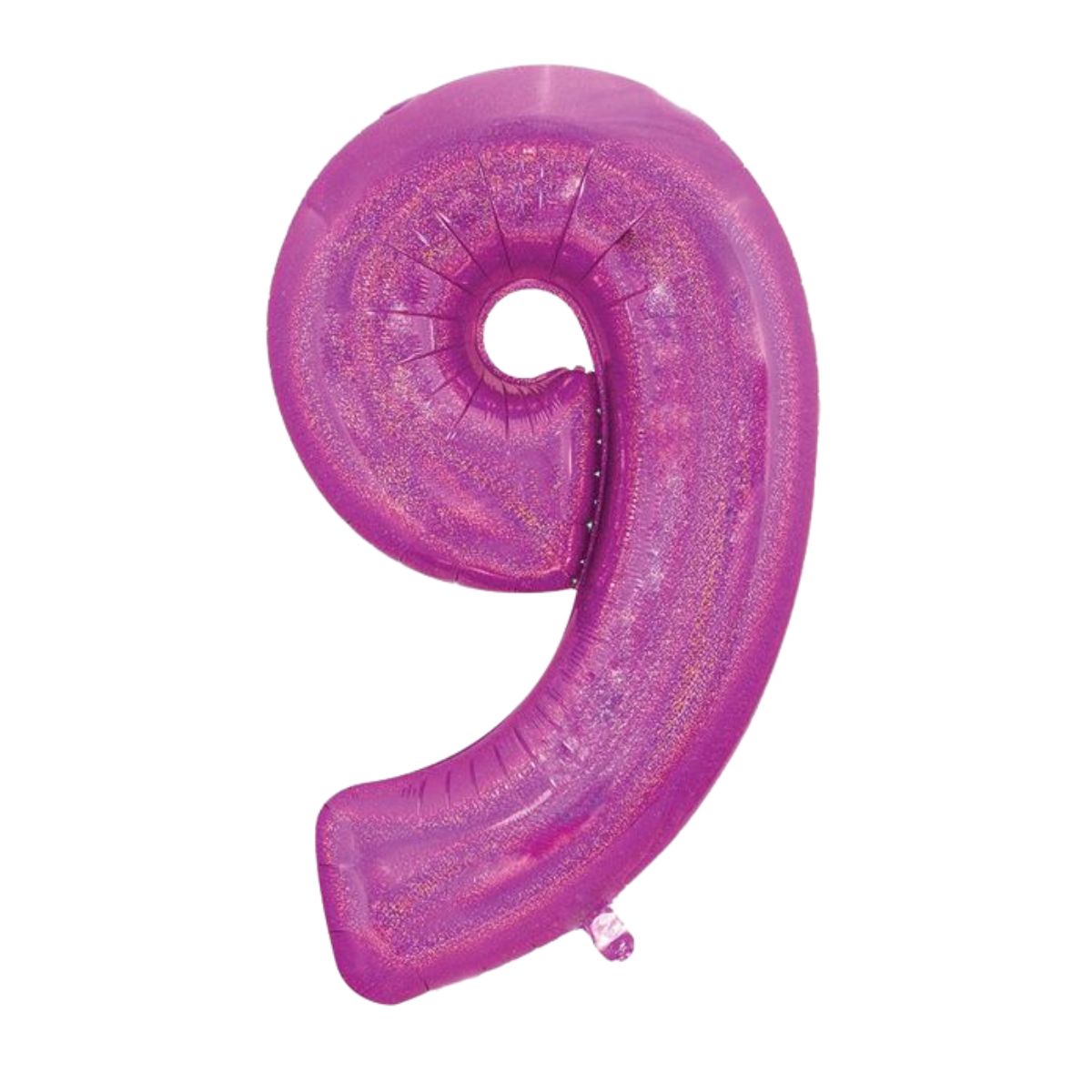 Μπαλόνι Ροζ Μεταλλιζέ Νούμερο 9