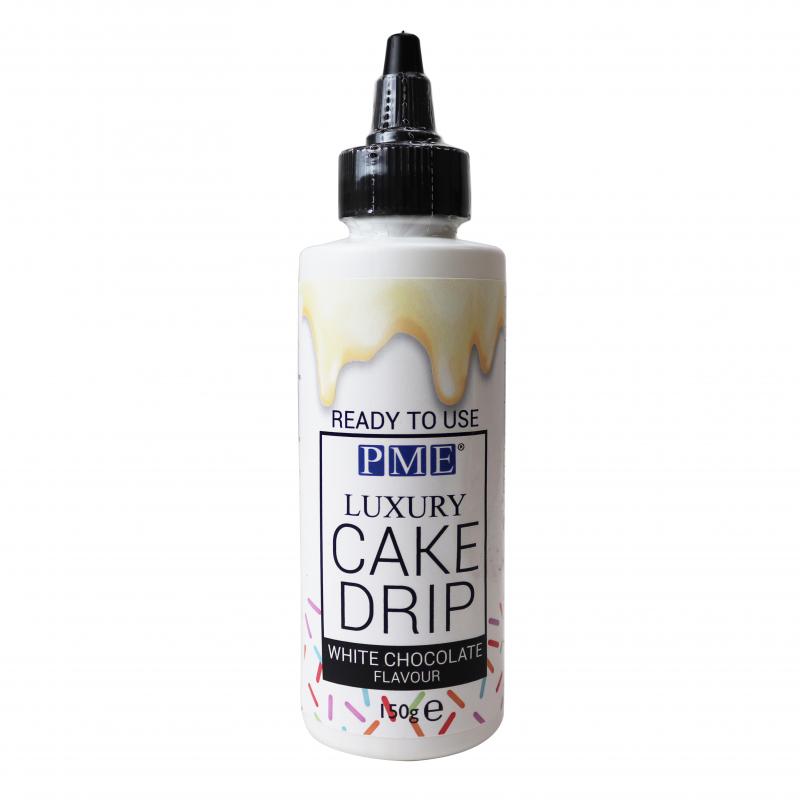 Γλάσο Σως Επικάλυψης PME Luxury Cake Drip White Chocolate Topping Sauce 150g