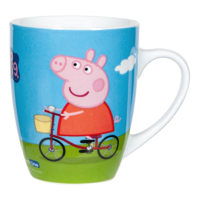 Πορσελάνινη Κούπα Peppa Pig σε Ποδήλατο 350ml