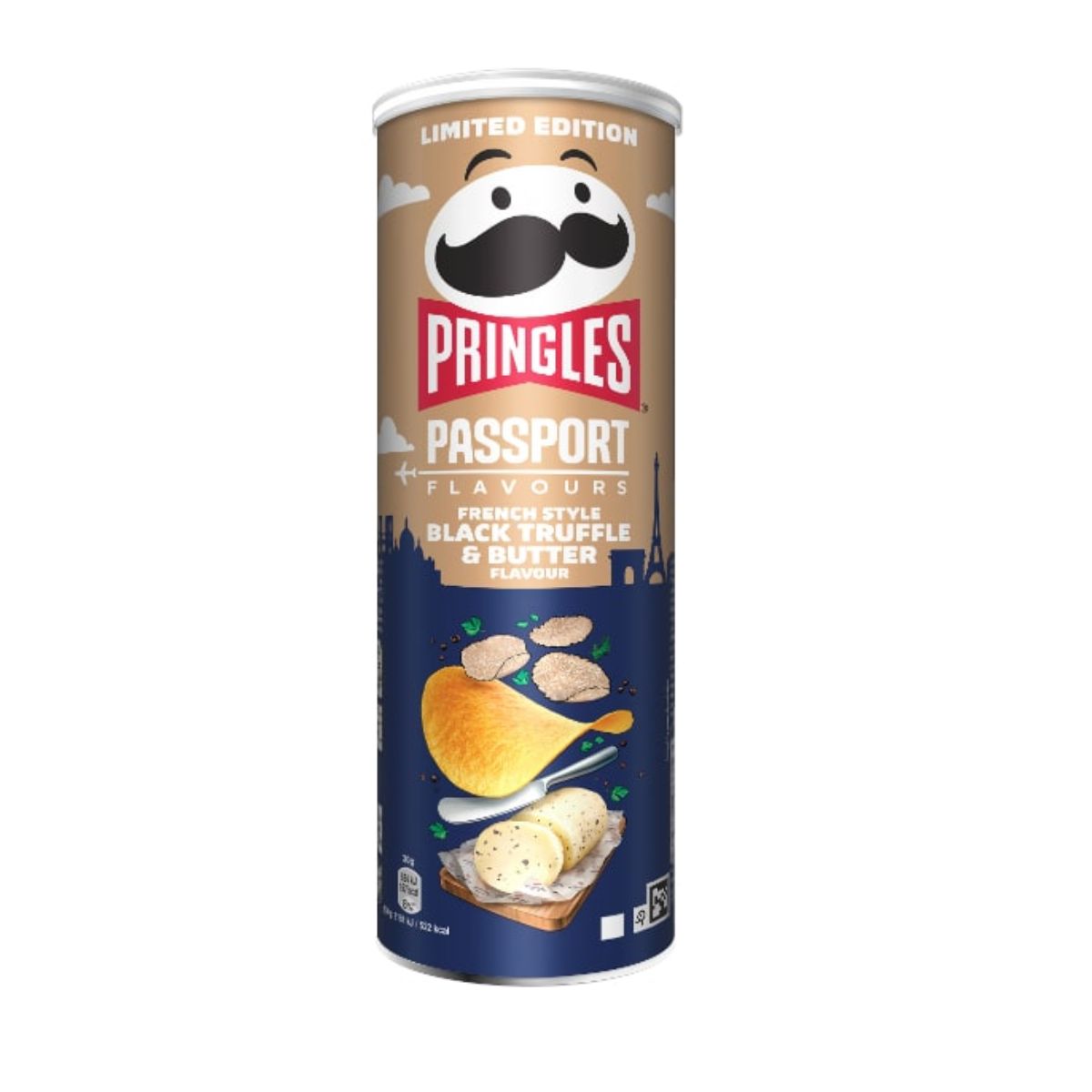 Πατατάκια Pringles Limited Edition French Style Black Truffle and Butter Flavour