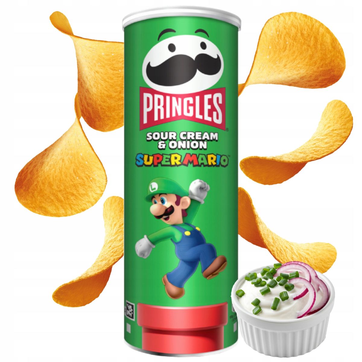Πατατάκια Pringles Super Mario Limited Edition Sour Cream and Onion