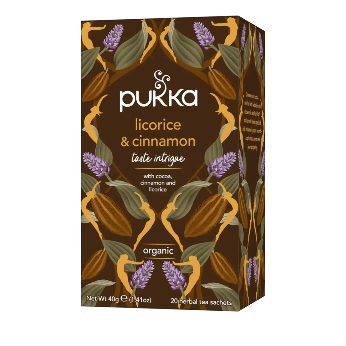 Βιολογικό Αφέψημα Με Γλυκόριζα Και Κανέλα Pukka Licorice and Cinnamon Organic