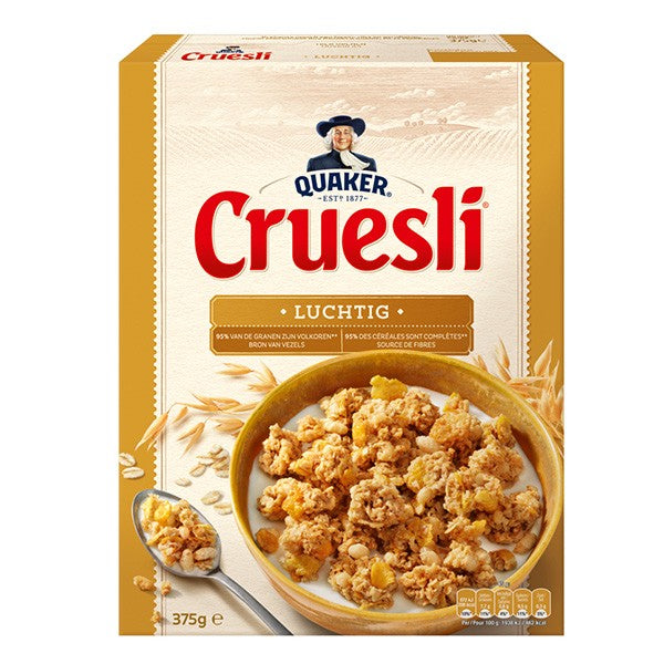 Μούσλι Βρώμης Κλασικό Quaker Cruesli Luchtig Naturel 375g