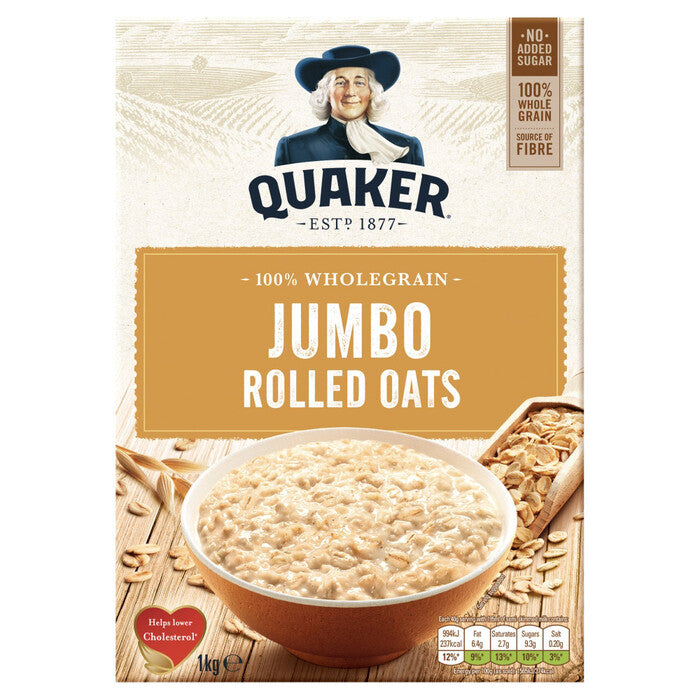 Quaker Oats Jumbo Rolled Oats