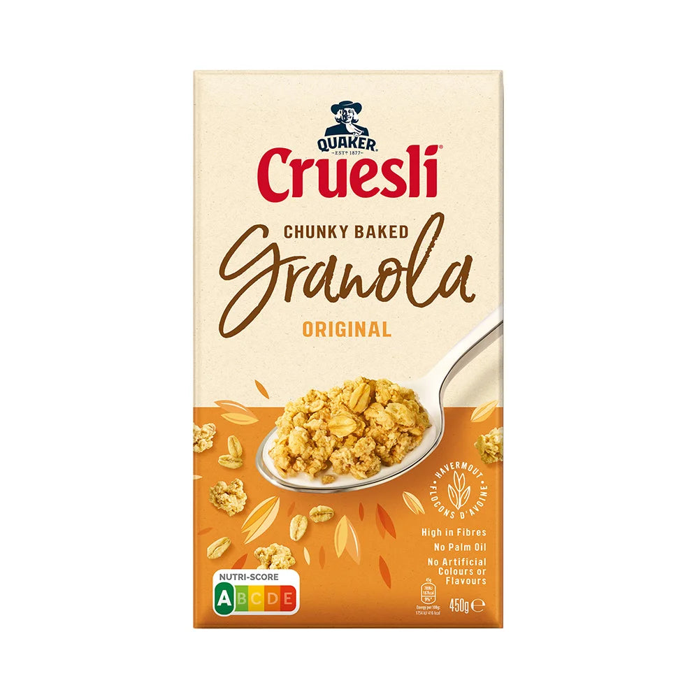 Τραγανές Μπουκιές Γκρανόλα Quaker Cruesli Chunky Baked Granola Original 450g