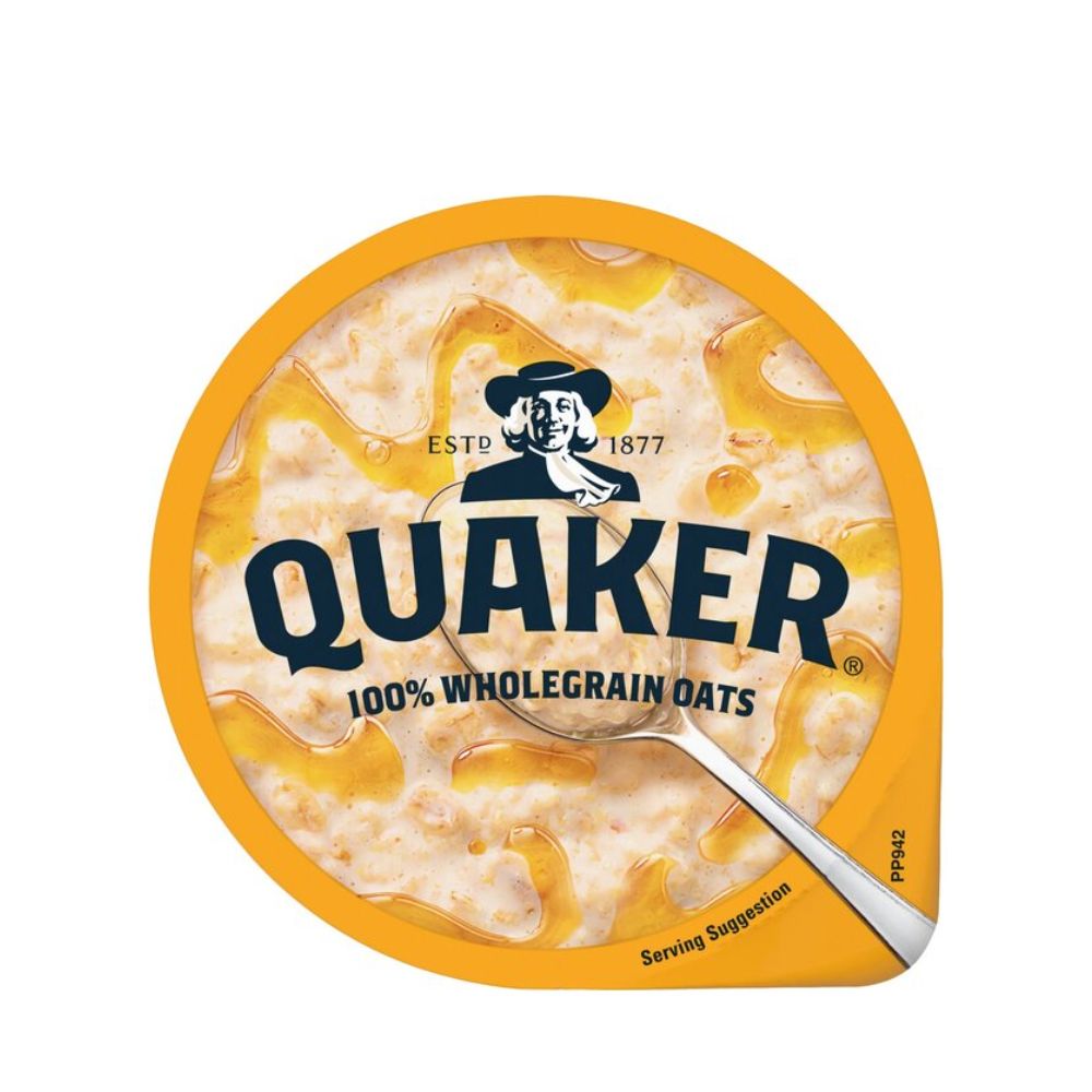 Νιφάδες Βρώμης Ολικής Άλεσης Quaker Oat So Simple Golden Syrup Porridge Pot