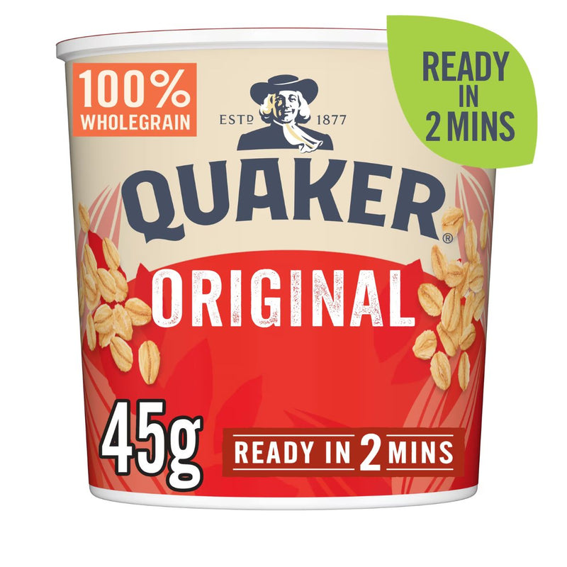Νιφάδες Βρώμης Ολικής Άλεσης Quaker Oat So Simple Original Porridge Pot