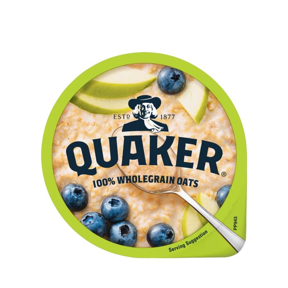Νιφάδες Βρώμης Ολικής Άλεσης Quaker Oat So Simple Apple and Blueberry Porridge Pot