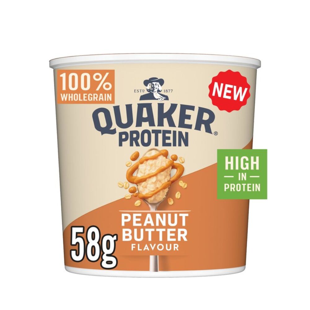Νιφάδες Βρώμης Ολικής Άλεσης Quaker Oat So Simple Peanut Butter Porridge Pot