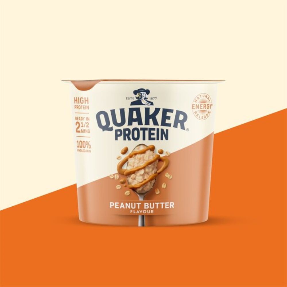 Νιφάδες Βρώμης Ολικής Άλεσης Quaker Oat So Simple Peanut Butter Porridge Pot