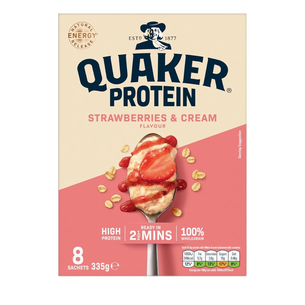 Quaker Oat So Simple Protein Strawberries and Cream